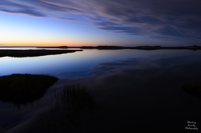 Bass Hole sunset